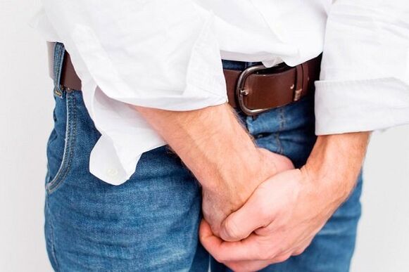 douleur à l'aine avec prostatite calculeuse