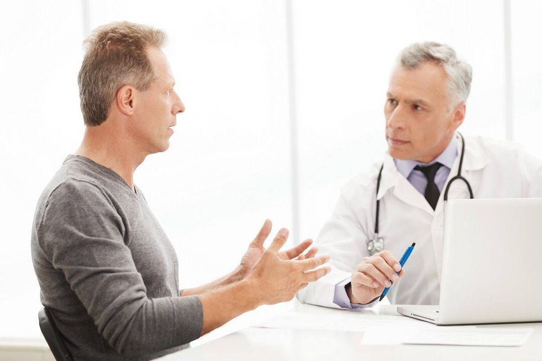 Consultez un médecin pour les symptômes de la prostatite